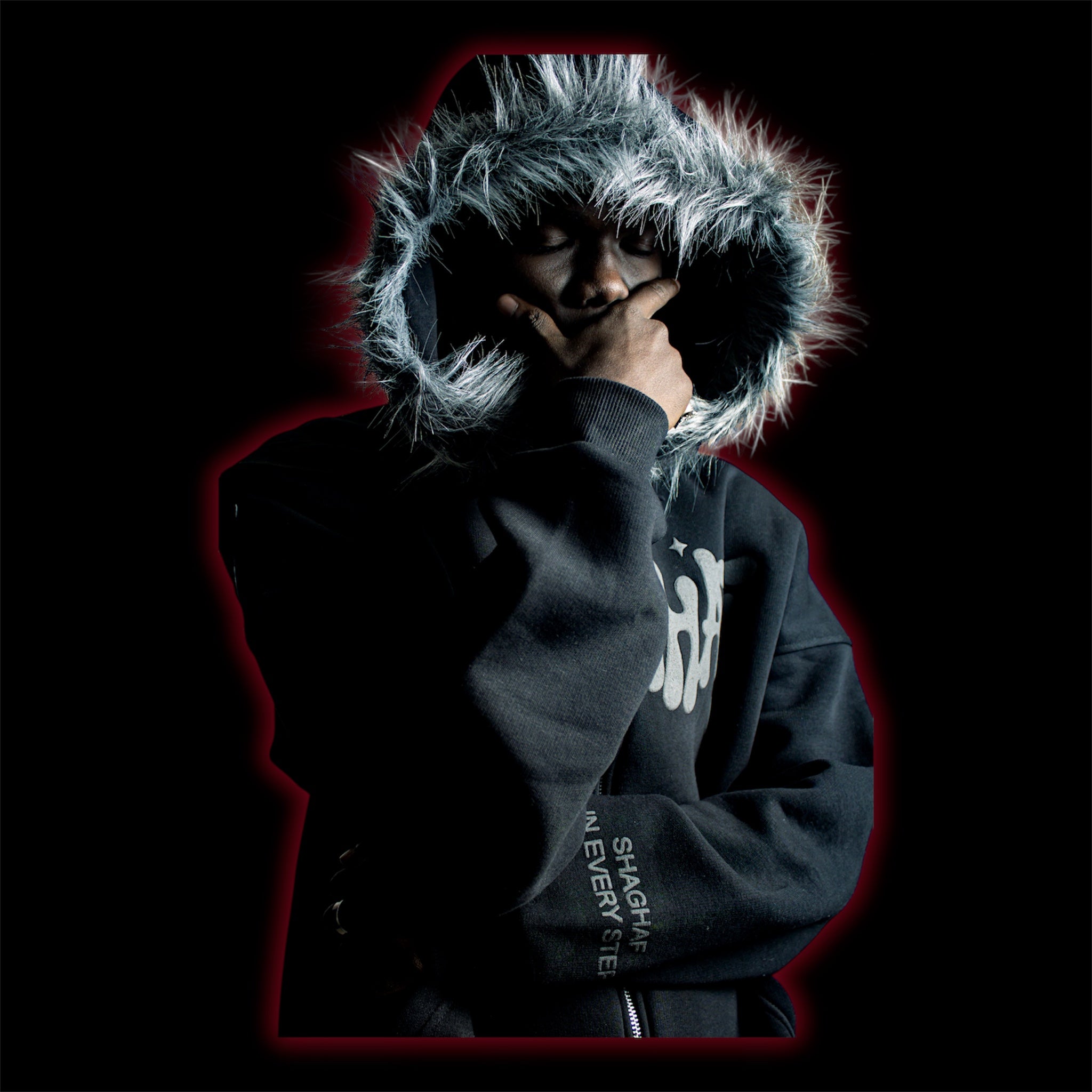 H- Shaghaf Black Tracksuit – Puff Edition