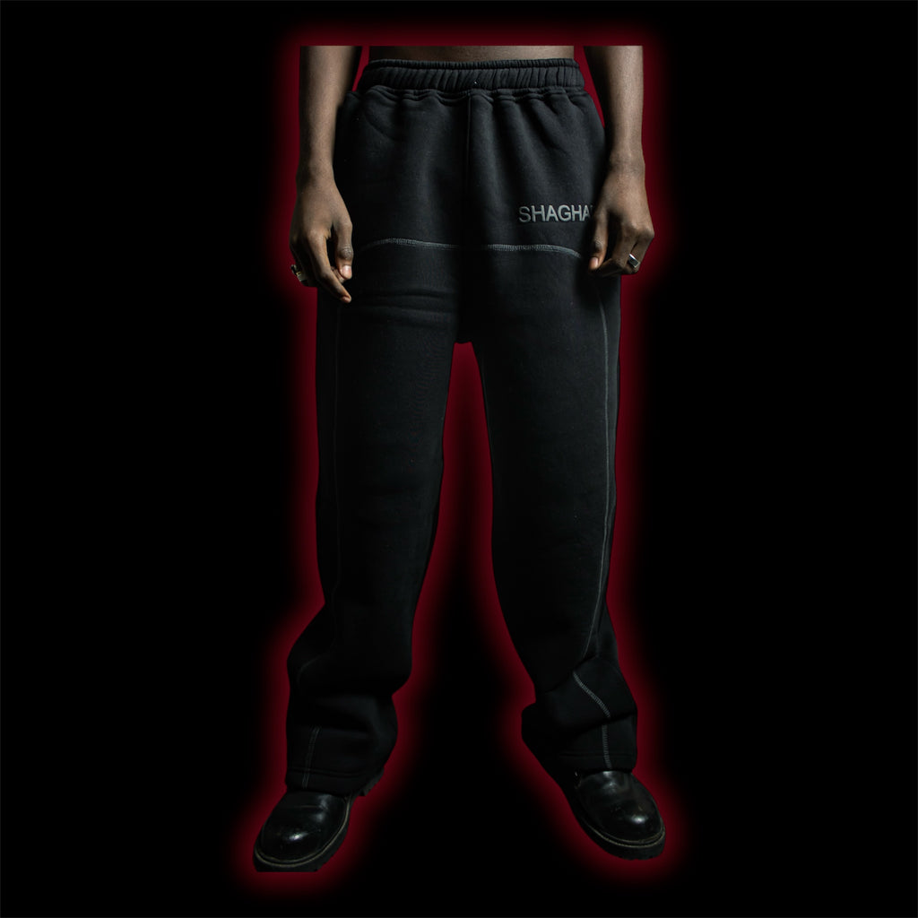 H- Shaghaf Black Tracksuit – Puff Edition