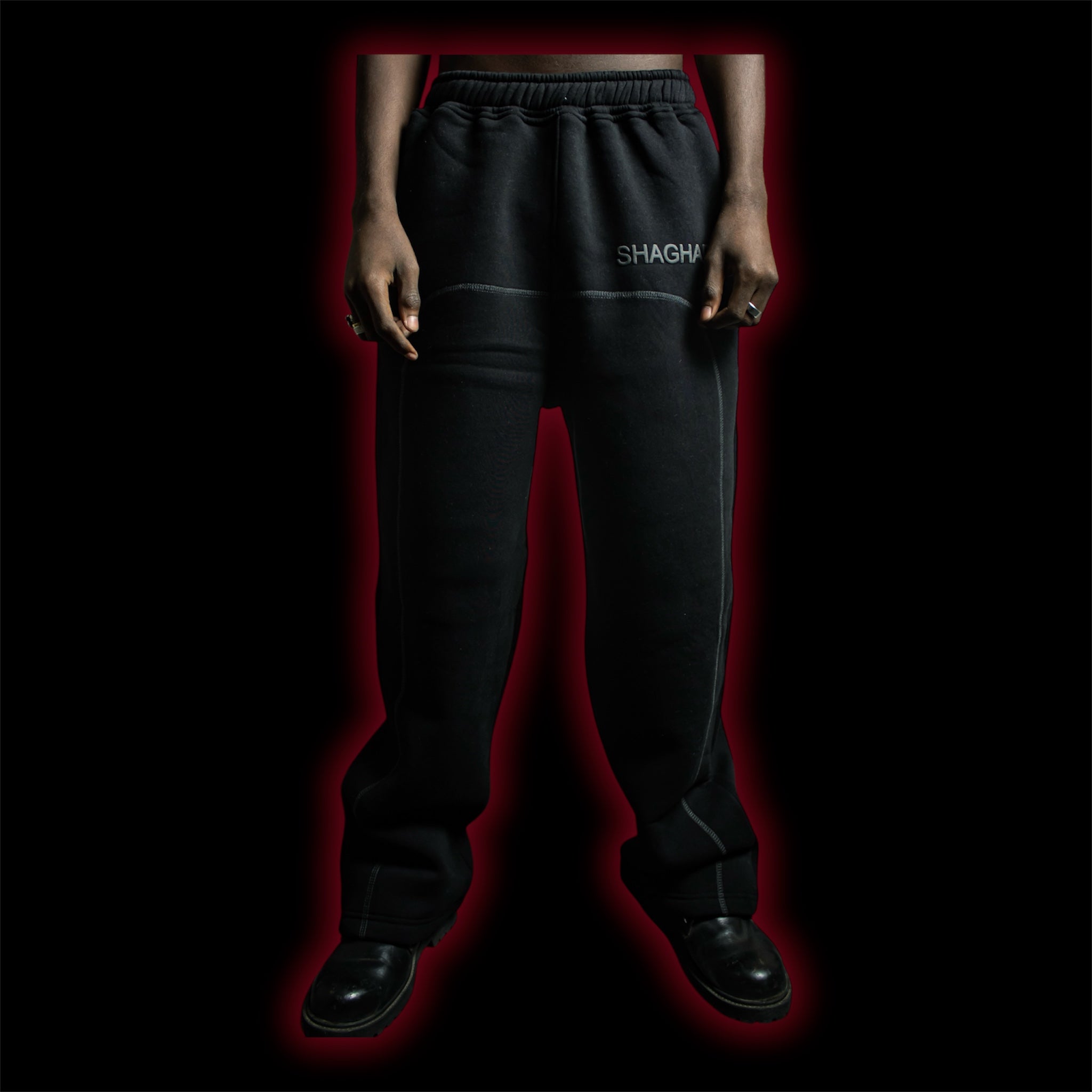 H- Shaghaf Black Tracksuit – Puff Edition