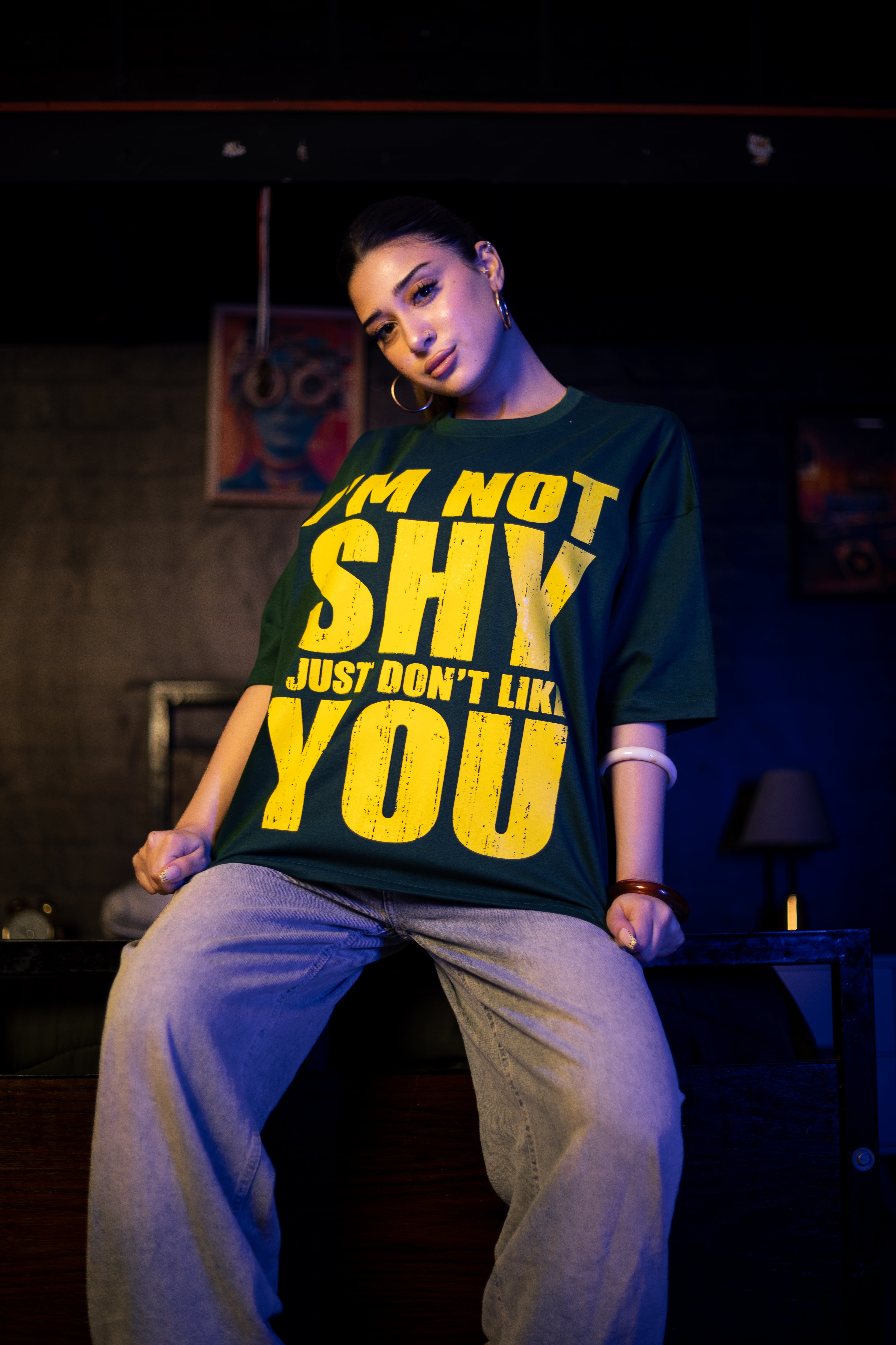 B-SHAGHAF NOT SHY T-SHIRT