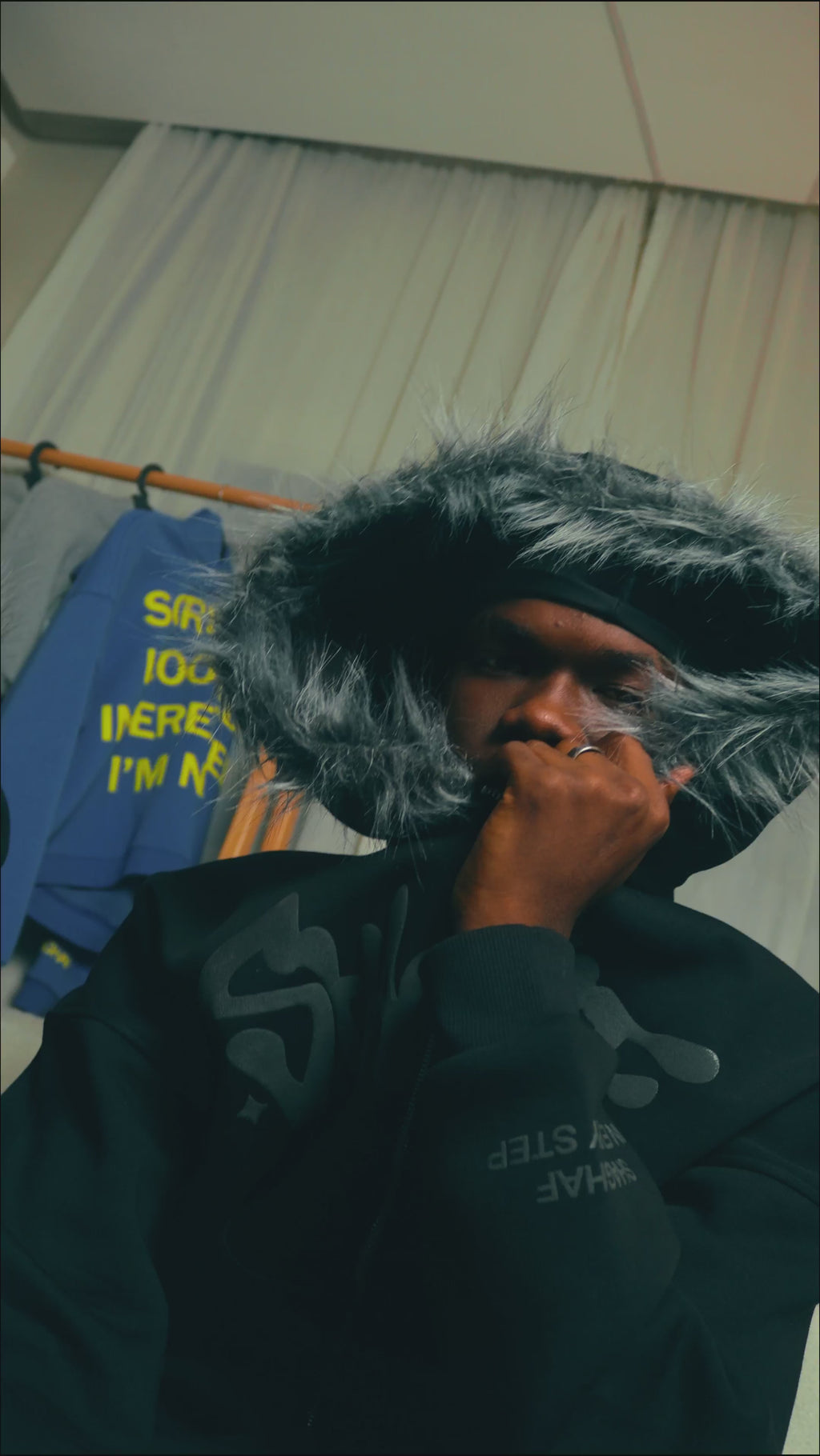 H- Shaghaf Black Tracksuit – Puff Edition